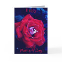 Red Rose - Mother's Day Card by elenaind Red Rose - Mother's Day Card