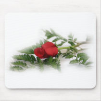 red rose mousepad