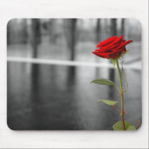 Red Rose Mousepad