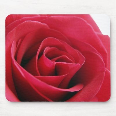 red rose mousepad