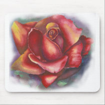 red rose mousepads