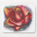 red rose mousepads