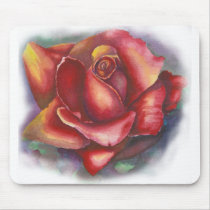 red rose mousepads