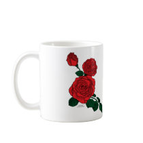 Red rose mug by Duncan_Reed Red rose mug