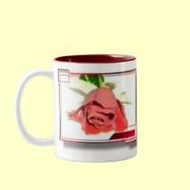 Red rose mugs