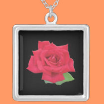 Red Rose Necklace necklaces