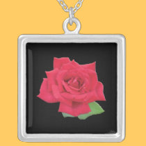 Red Rose Necklace necklaces