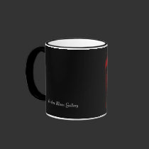 Red Rose Oil Painting Mug mugs
