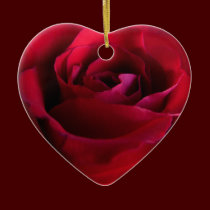 Red Rose Ornament Romantic Rose Decorations ornaments