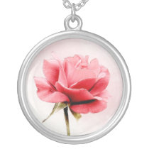 Red Rose Pendant necklaces
