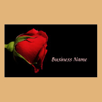Red Rose Photograph Business Card business cards