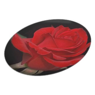 Red Rose Plate plate