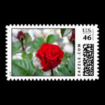 Red Rose Postage postage
