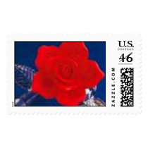 red rose postage by tinkerbellekel red rose postage