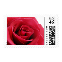 red rose postage