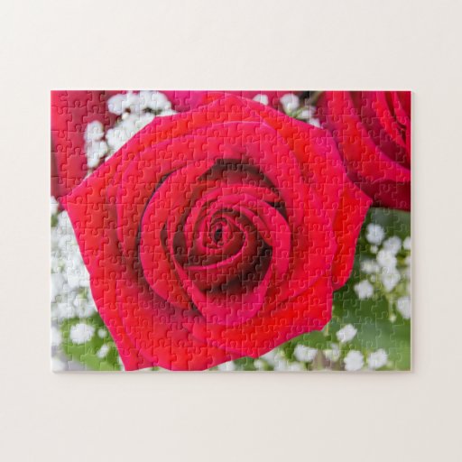 Red Rose Puzzle | Zazzle