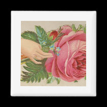 Red rose magnets