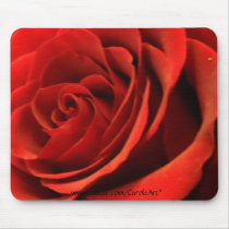 Red Rose Romance Mousepad