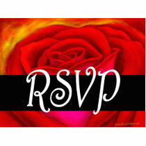 Red Rose RSVP Painting Art - Multi photo sculptures