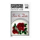 Red Rose Save the Date Stamps
