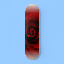 Red Rose Skateboard by deesbasenjis Red Rose Skateboard