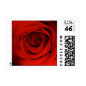 Red rose - small size stamp