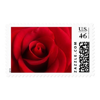 Red Rose stamp