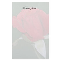 Red Rose Stationery by cherylarogers Red Rose Stationery