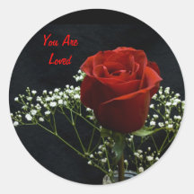 Red Rose Sticker