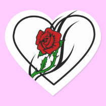 Red Rose Tattoo stickers