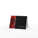 Red Rose - Thank You cards by EverAfter Red Rose - Thank You cards