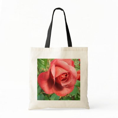 Red Rose tote bag by cathie10