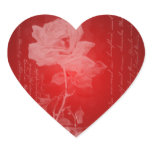 Red Rose Valentine stickers