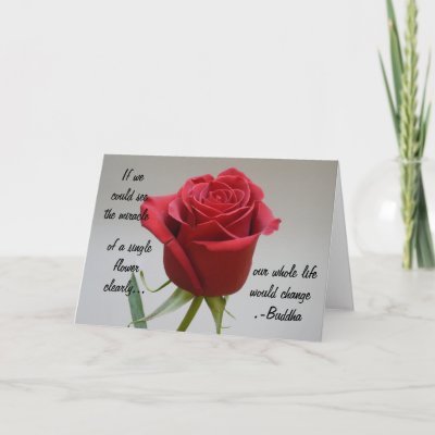 valentine quote. Red Rose Valentine-with quote