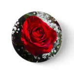 Red Rose Valentine's Day pin buttons