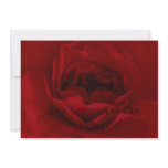 Red Rose Wedding Invitation