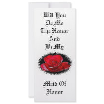 Red Rose Wedding Party Request rack cards by smudgeart Red Rose Wedding Party Request rack cards