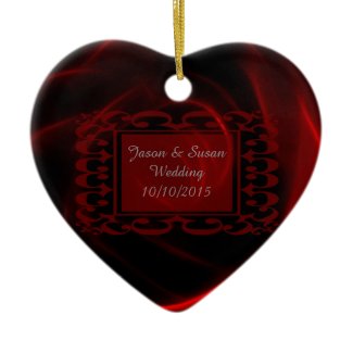 Red Rose wedding save the date