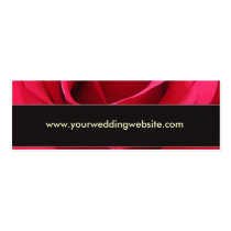 Red rose wedding website card business cards by perfectpostage Red rose wedding website card business cards