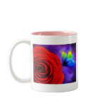Red Rose With Butterfly Painting Art - Multi mugs