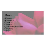 Red Rosebud Raindrops Floral Business Card