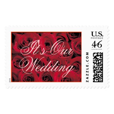Red Roses (1), It&#39;s Our Wedding Postage