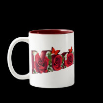 Red Roses 3D Mom Mug mugs