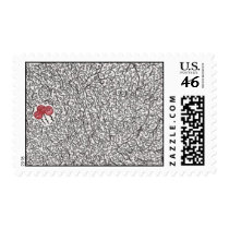 red roses among the swirls stamps