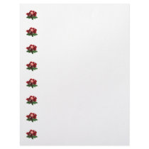 Red Roses and a Pink Rose letterhead