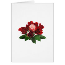 Red Roses and a Pink Rose cards
