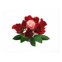 Red Roses and a Pink Rose posters