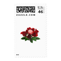 Red Roses and a Pink Rose stamps