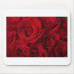 Red Roses and Water Drops mousepads