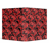 Red Roses Binder